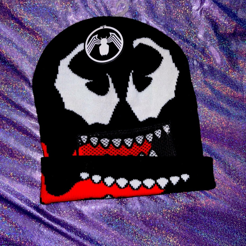 Marvel Venom Flip Up Pull Down Beanie